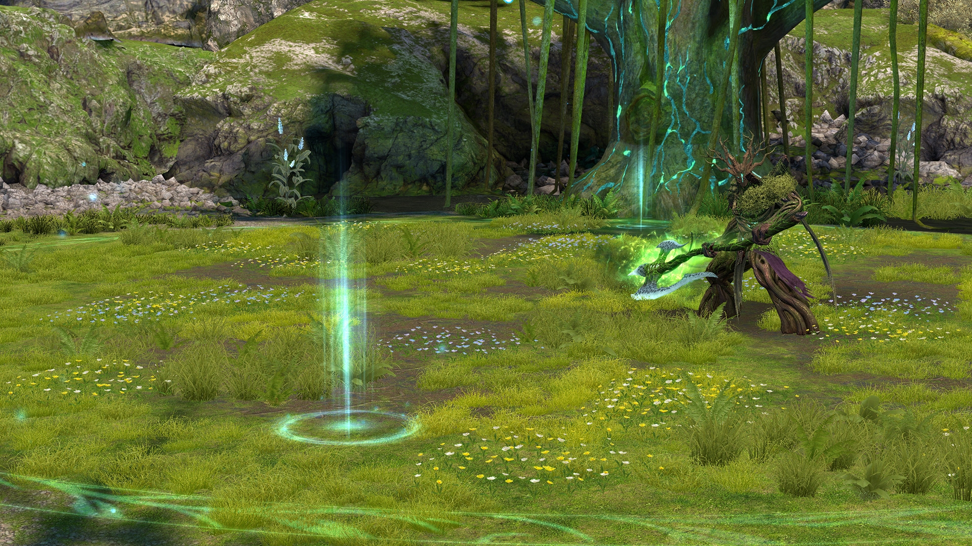 전장 내 지역에 발생하는 풍요의 기운