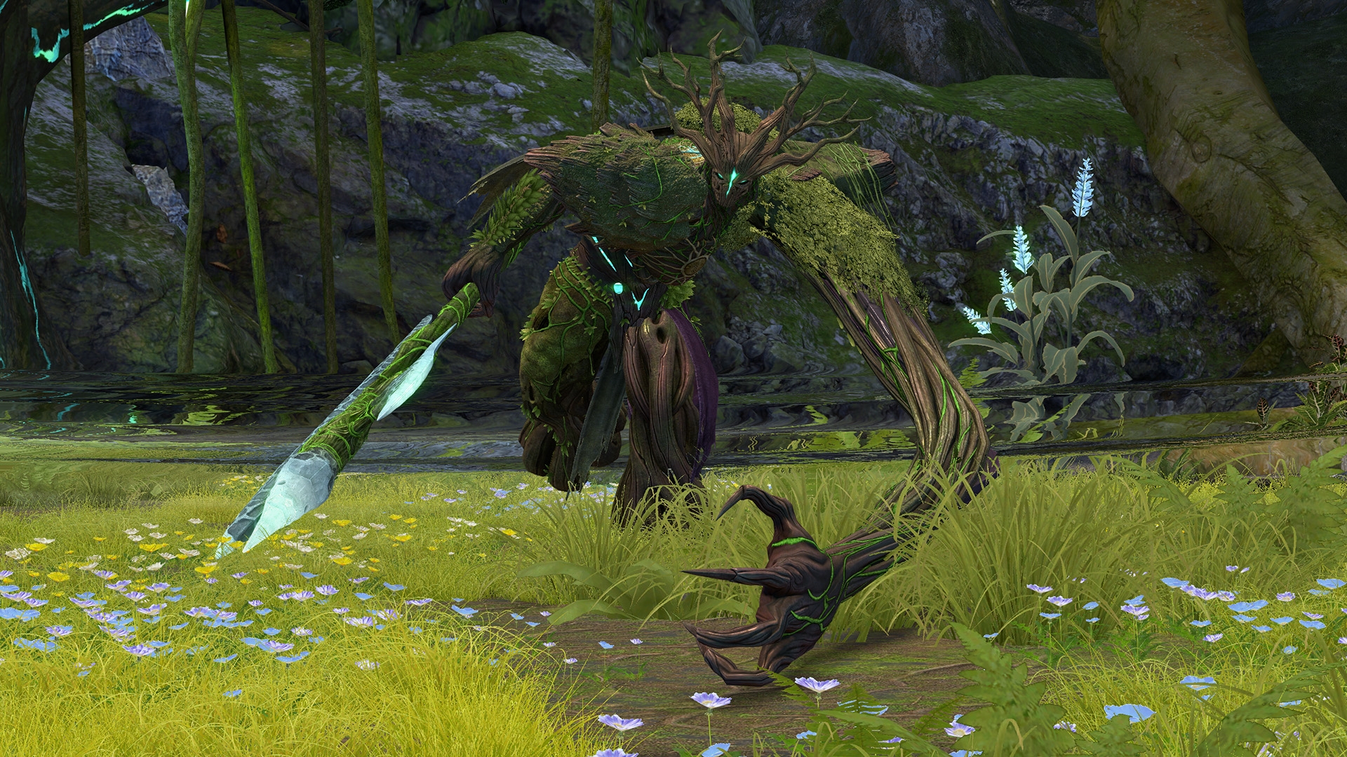 멀리 있는 대상을 공격하는 세미아스