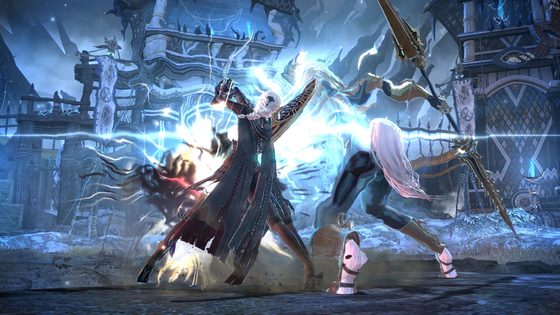 적의 공격을 흘려버리는 칼리아 이미지