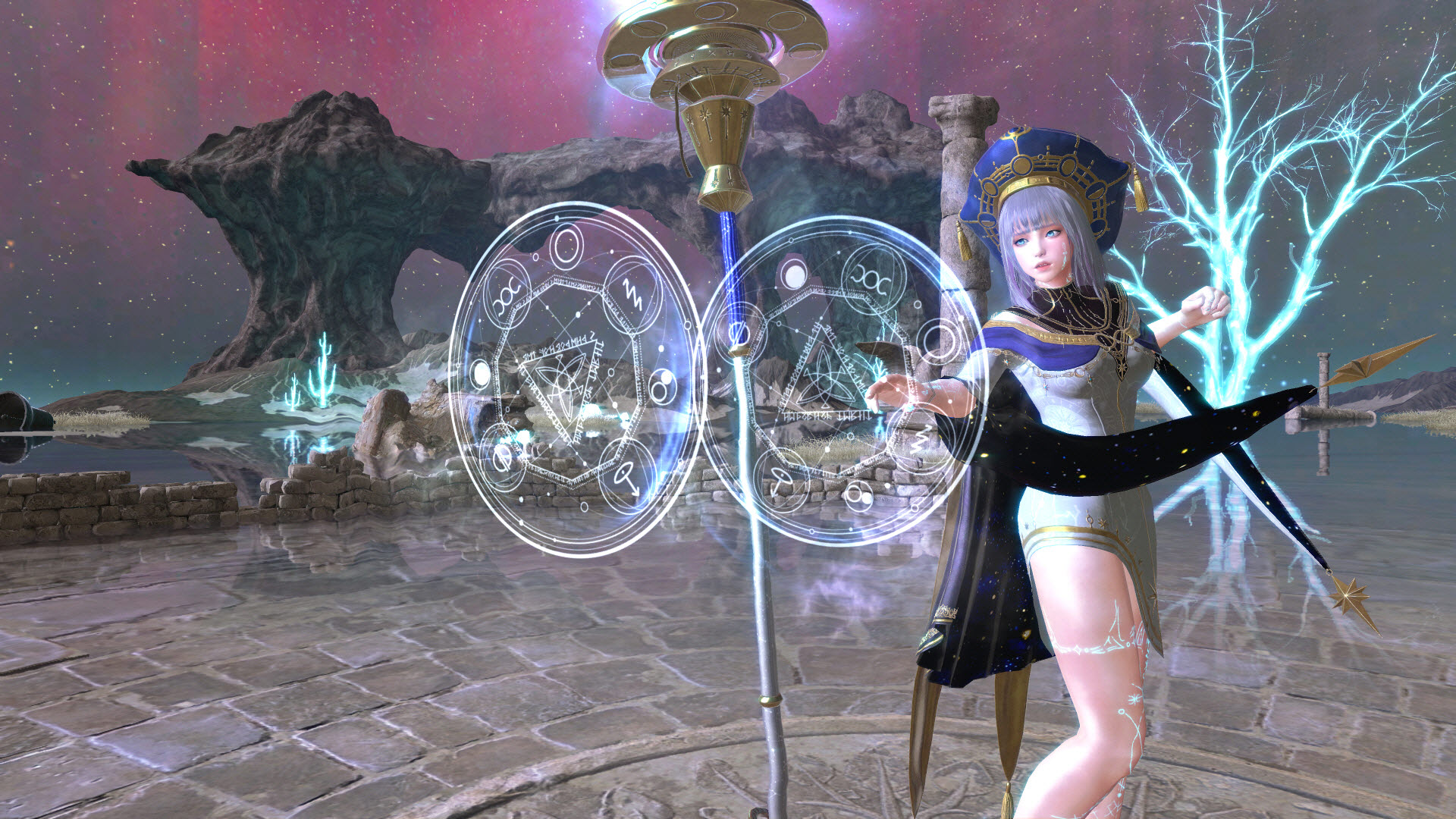 <마법을 준비하는 우스키아스>