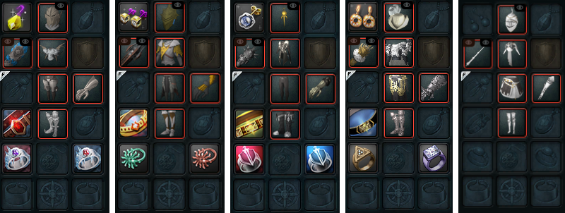 보급 장비 착용 이미지